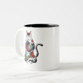 ramankat tweekleurige koffiemok (Voorkant links)