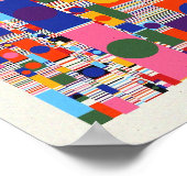 Ramanujan-getallen Patroonontwerp Poster (Hoek)