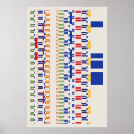 Ramanujan-getallenpatroon  poster