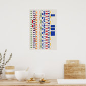 Ramanujan-getallenpatroon  poster (Keuken)