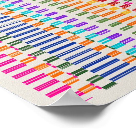Ramanujan numbers Pattern Design  Poster (Hoek)
