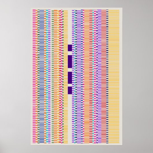 Ramanujan numbers Pattern Design  Poster (Voorkant)