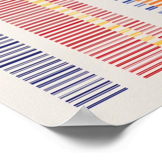 Ramanujan numbers Pattern Design  Poster (Hoek)