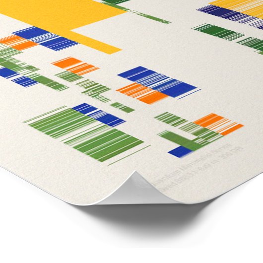 Ramanujan Numbers Pattern  Poster (Hoek)