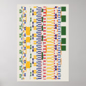 Ramanujan Numbers Pattern  Poster (Voorkant)