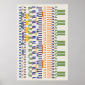 Ramanujan numbers Pattern  Poster (Voorkant)