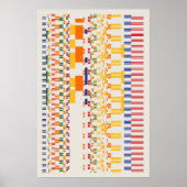 Ramanujan-nummers Patroon Poster (Voorkant)