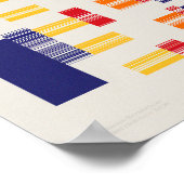 Ramanujan-nummers Patroon  Poster (Hoek)