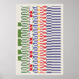 Ramanujan-nummers Patroon  Poster