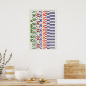 Ramanujan-nummers Patroon Poster (Keuken)