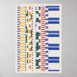 Ramanujan-nummers Patroon  Poster