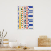 Ramanujan-nummers Patroon Poster (Keuken)