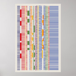 Ramanujan-nummers Patroonontwerp  Poster