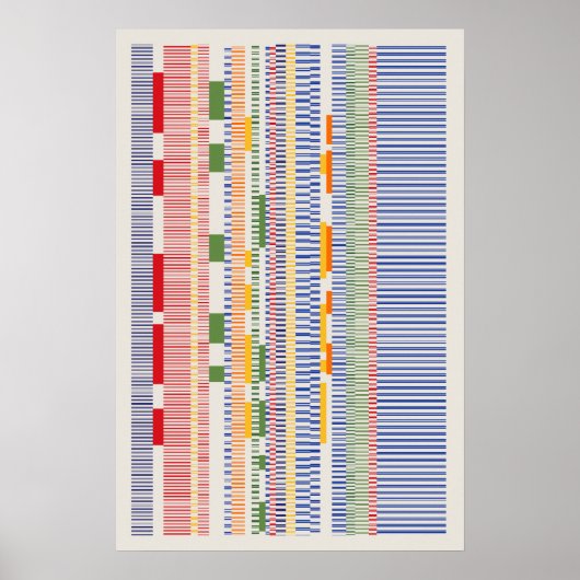Ramanujan-nummers Patroonontwerp  Poster (Voorkant)