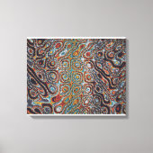 Ramanujan Theta Flow Field  Canvas Afdruk (Voorkant)