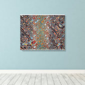 Ramanujan Theta-stroomveld Canvas Afdruk (Insitu (Houten vloer))