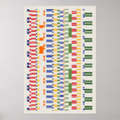 Ramanujannumbers Pattern  Poster (Voorkant)