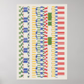 Ramanujannumbers Pattern Poster (Voorkant)