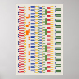 Ramanujannummers Patroon Poster