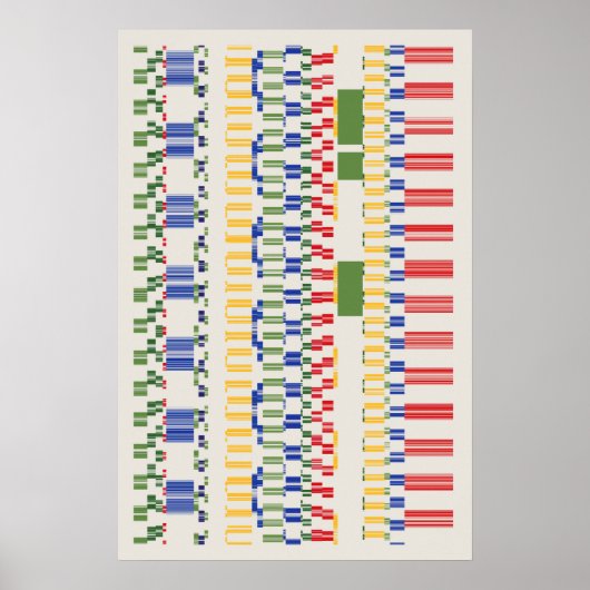 Ramanujannummers Patroon Poster (Voorkant)