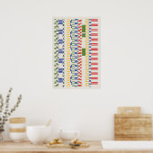 Ramanujannummers Patroon Poster (Keuken)