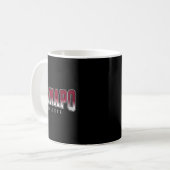 Ramapo Collegiate Of Technology Arch Retro Voor He Koffiemok (Voorkant links)