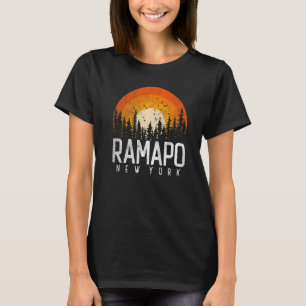 Ramapo New York NY Retro  70-80-jaren 90 T-shirt