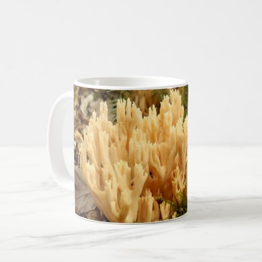 Ramaria stricta Paddenstoelen Mok (Voorkant links)