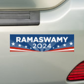 Ramaswamy 2024 bumpersticker (Op auto)