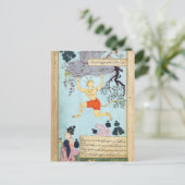 Ramayana Monkey God Briefkaart (Staand voorkant)