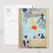 Ramayana Monkey God Briefkaart (Voorkant / Achterkant)