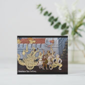 Ramayana Thai Art Fairy Briefkaart (Staand voorkant)