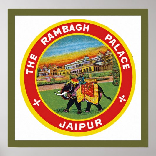Rambagh Palace Jaipur Poster (Voorkant)