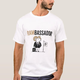 Rambassadeur – Grappige Ram Ambassadeur Woordspeli T-shirt