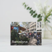 Rambla, Barcelona Briefkaart (Staand voorkant)