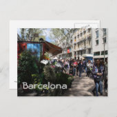 Rambla, Barcelona Briefkaart (Voorkant / Achterkant)