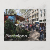 Rambla, Barcelona Briefkaart (Voorkant)