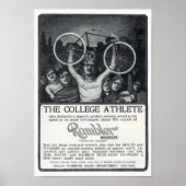 Rambler Bicycle Advertisement Circa 1901 Poster (Voorkant)