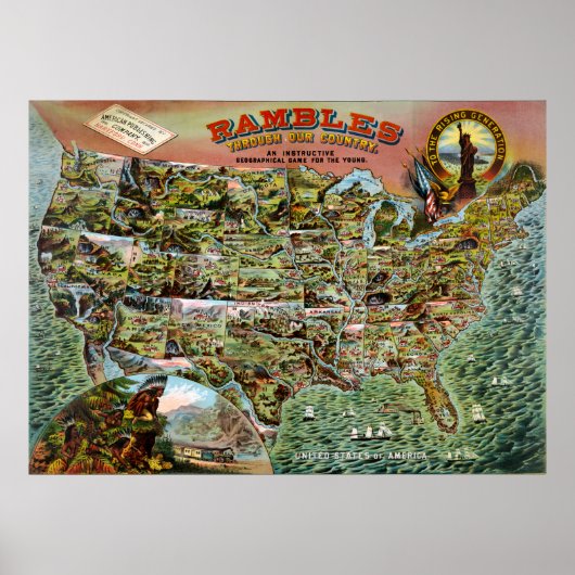 Rambles door ons land poster (Voorkant)