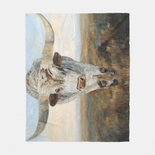 Ramblin' on Koe Fleece Deken (Voorkant)