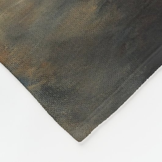 Ramblin' on Koe Fleece Deken (Hoek)