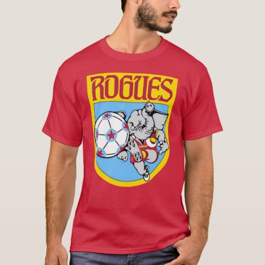 Ramblin' Rogues of Memphis Retro Soccer Shirt (Voorkant)