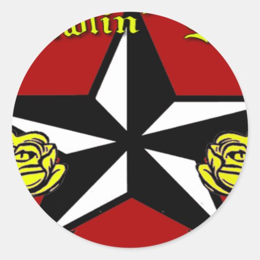 Ramblin Roos Sticker (Voorkant)