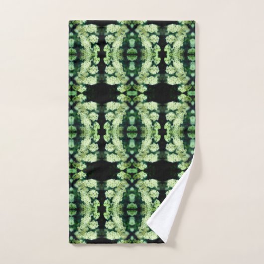 Rambling Wild White Roses Abstract Bad Handdoek (Handdoek)
