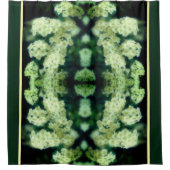 Rambling Wild White Roses Abstract douchegordijn (Voorkant)