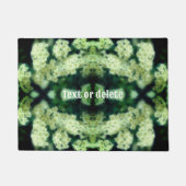 Rambling Wild White Roses Abstract gepersonaliseer Deurmat (Voorkant)