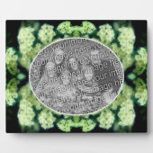 Rambling Wild White Roses Creëer Uw eigen foto Fotoplaat (Voorkant)