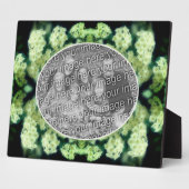 Rambling Wild White Roses Creëer Uw eigen foto Fotoplaat (Zijkant)