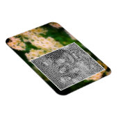 Rambling Wild White Roses Voeg je foto toe Magneet (Rechterzijde)