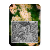 Rambling Wild White Roses Voeg je foto toe Magneet (Verticaal)